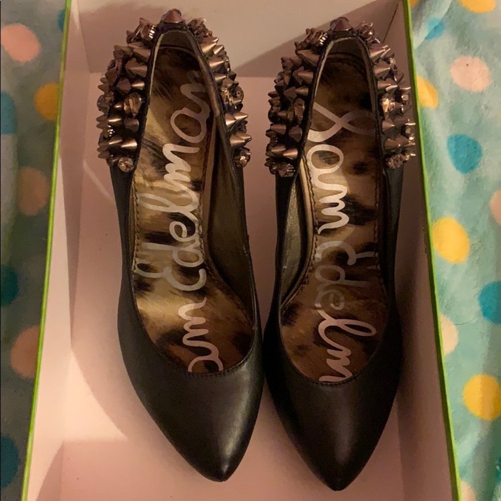 Sam Edelman Roza black studded heels